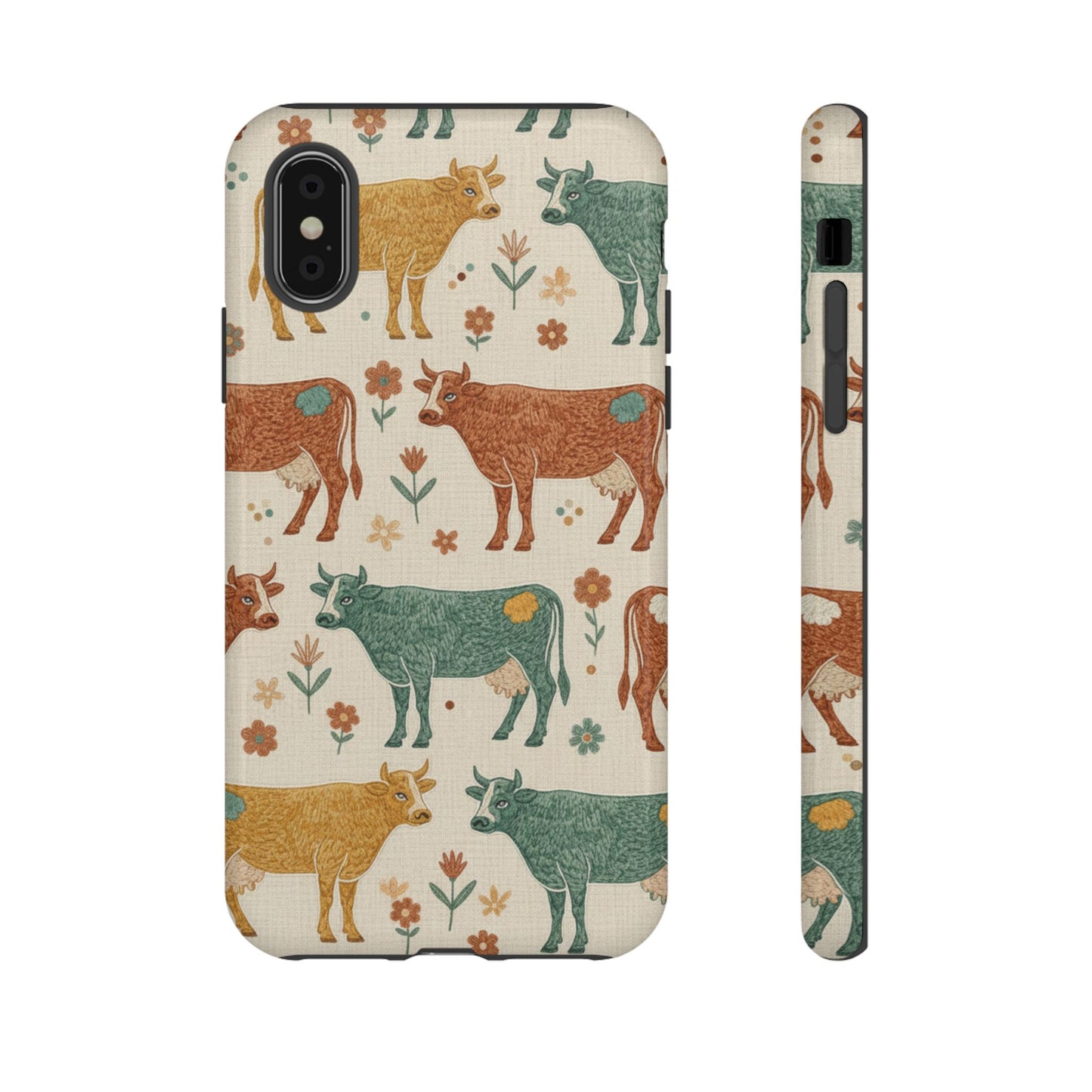 Folksy Cow Phone Case