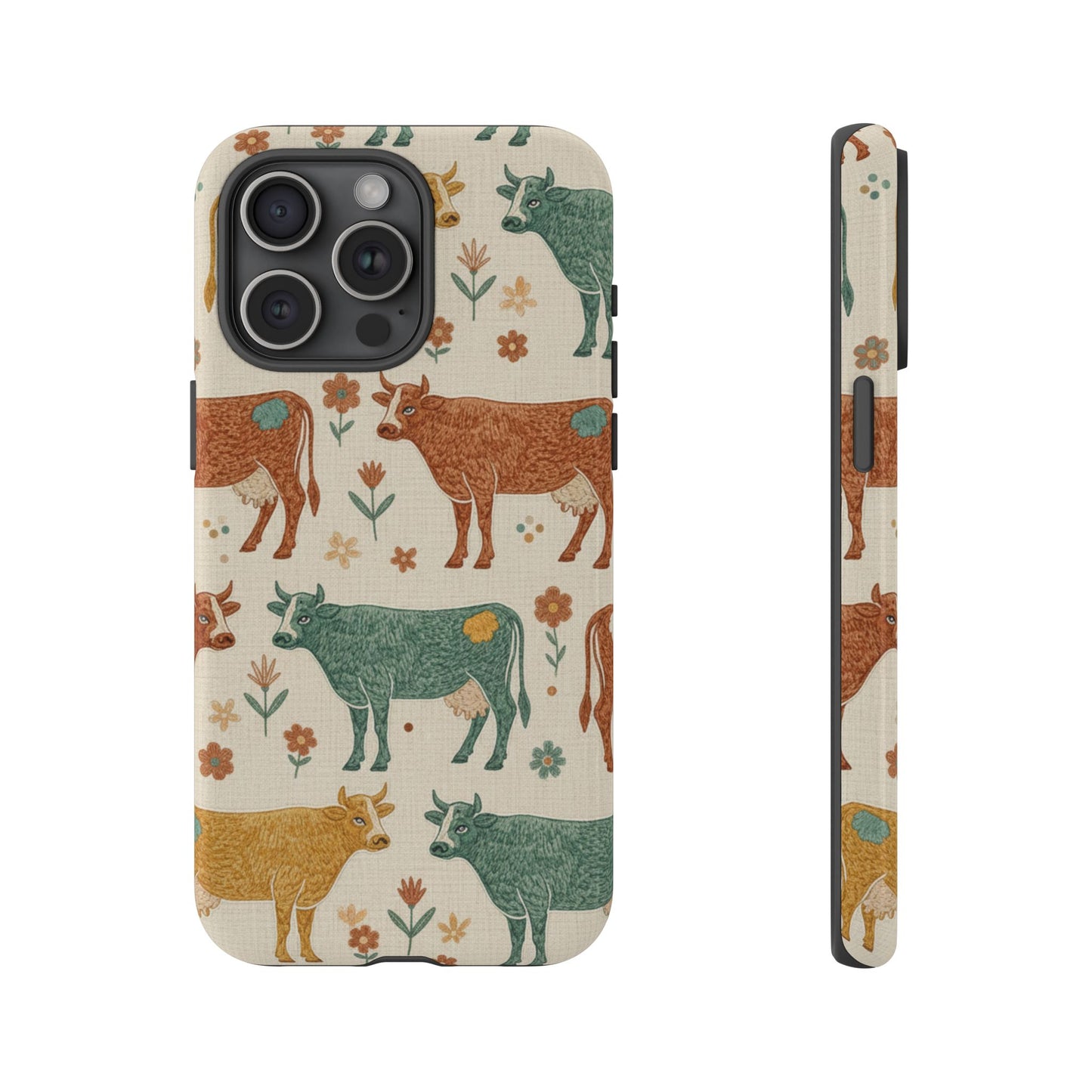 Folksy Cow Phone Case