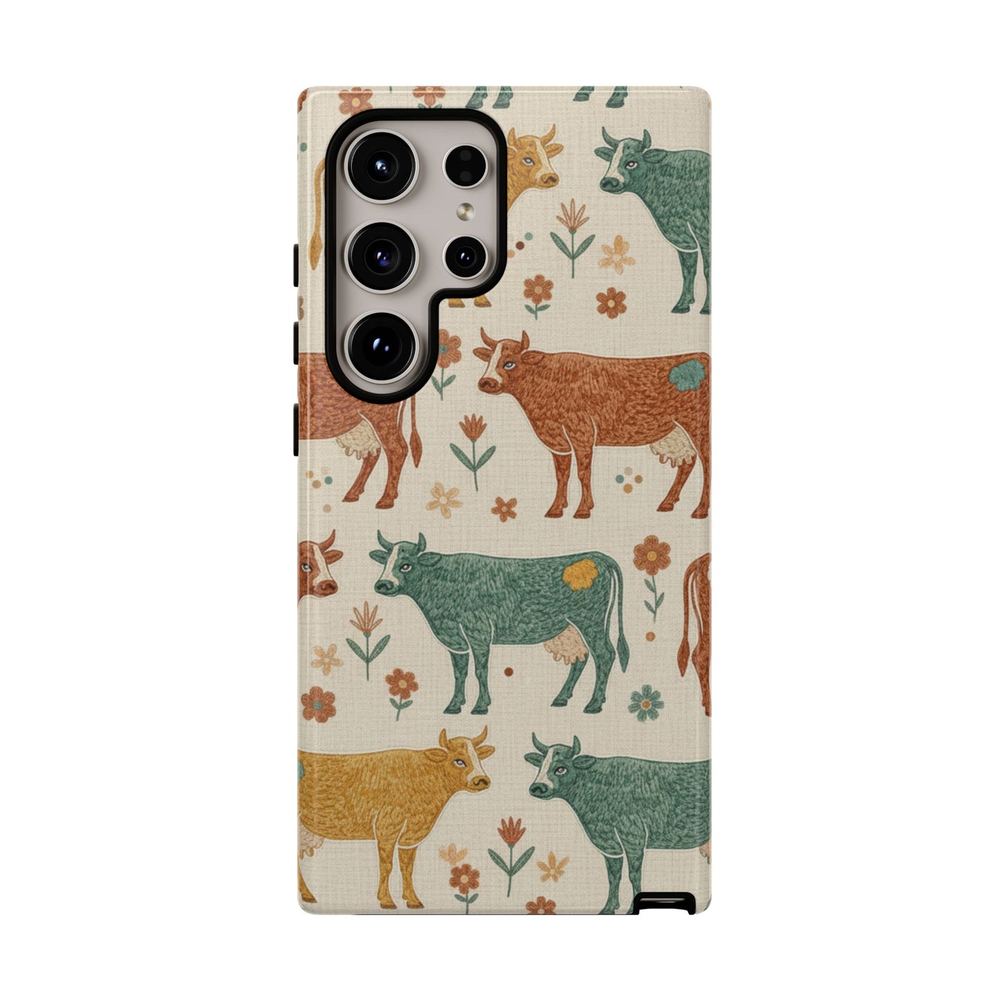 Folksy Cow Phone Case