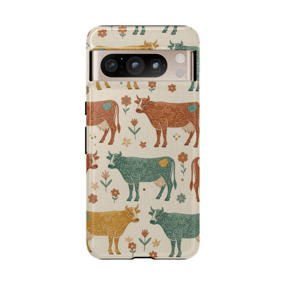 Folksy Cow Phone Case