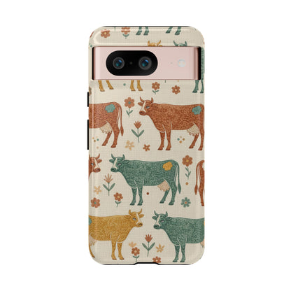 Folksy Cow Phone Case