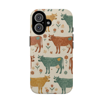 Folksy Cow Phone Case