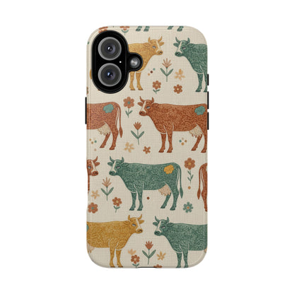 Folksy Cow Phone Case