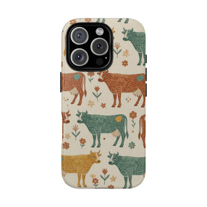 Folksy Cow Phone Case