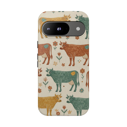 Folksy Cow Phone Case