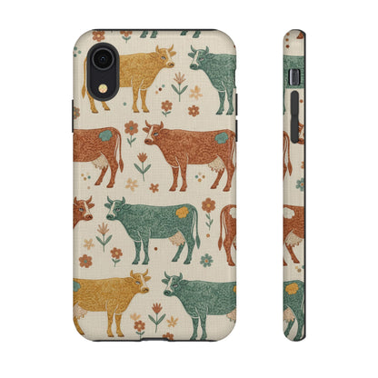 Folksy Cow Phone Case