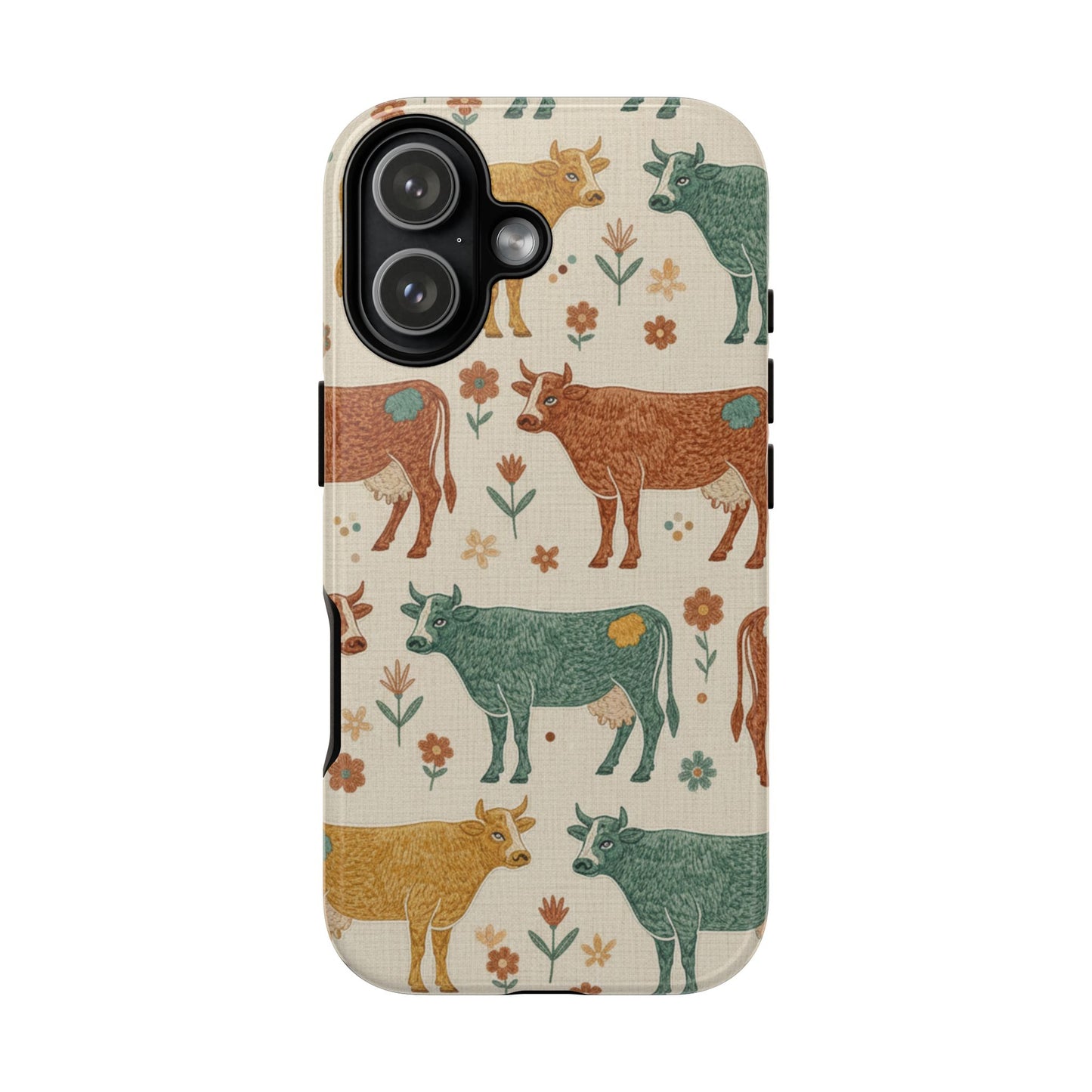 Folksy Cow Phone Case