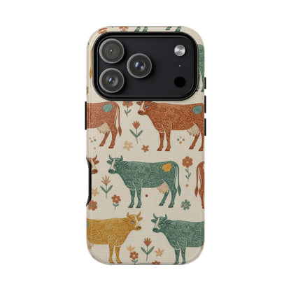 Folksy Cow Phone Case