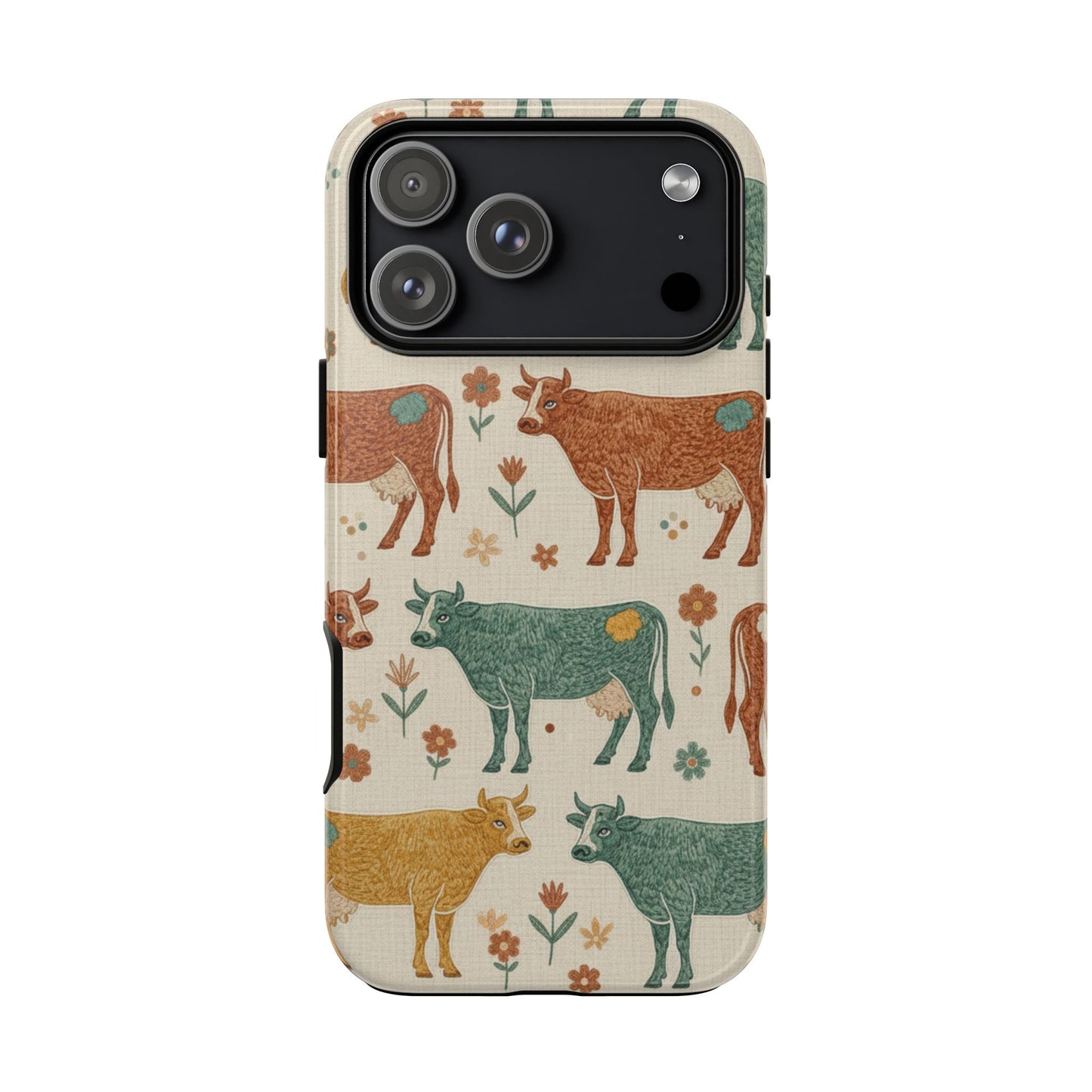 Folksy Cow Phone Case