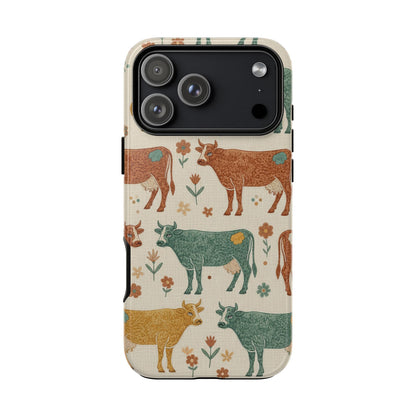 Folksy Cow Phone Case