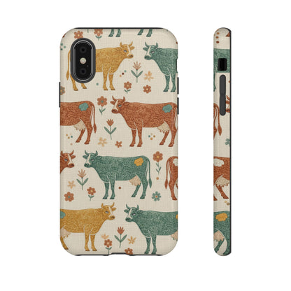 Folksy Cow Phone Case