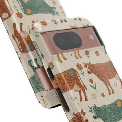 Folksy Cow Phone Case