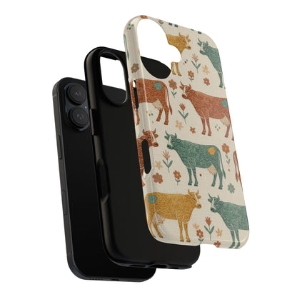 Folksy Cow Phone Case