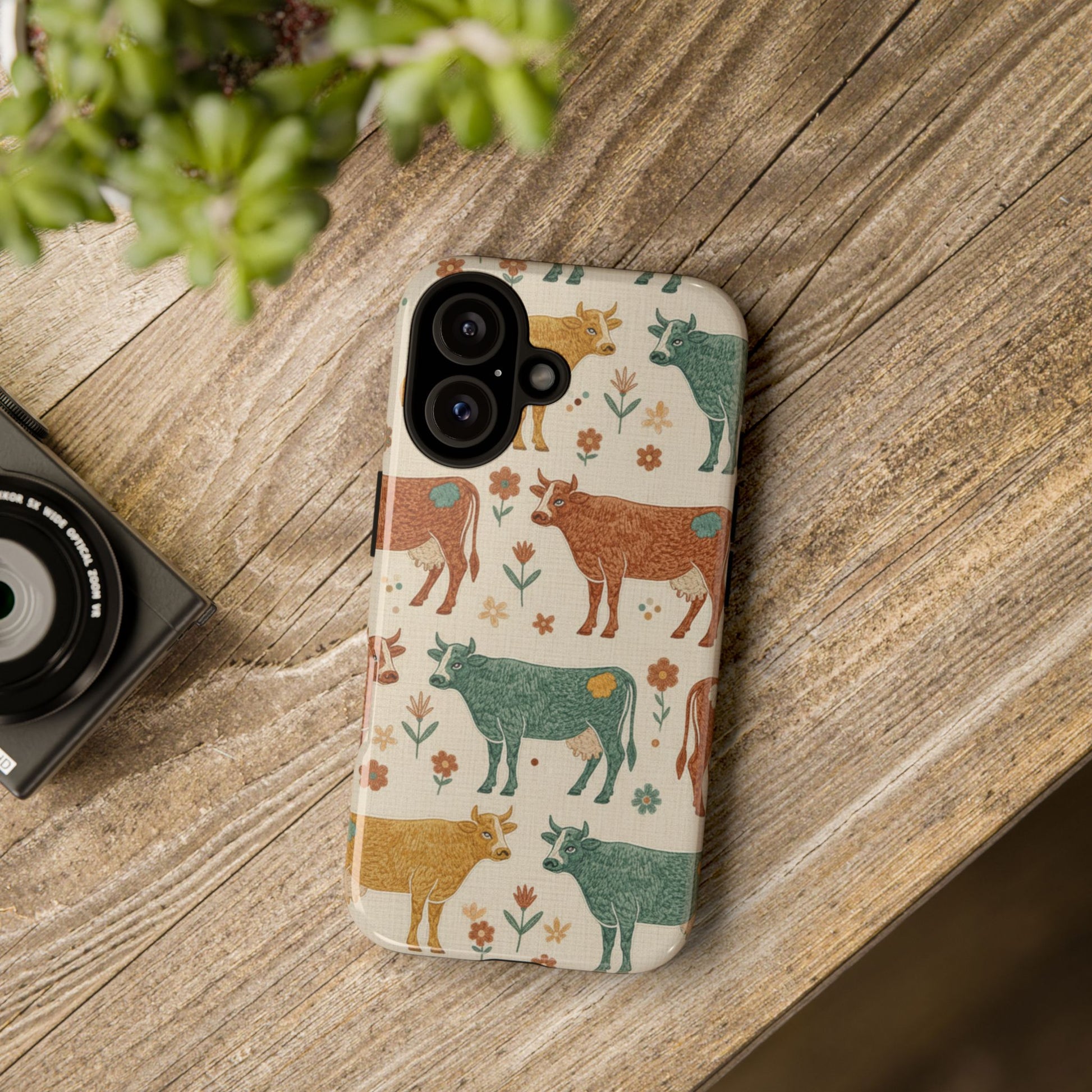 Folksy Cow Phone Case