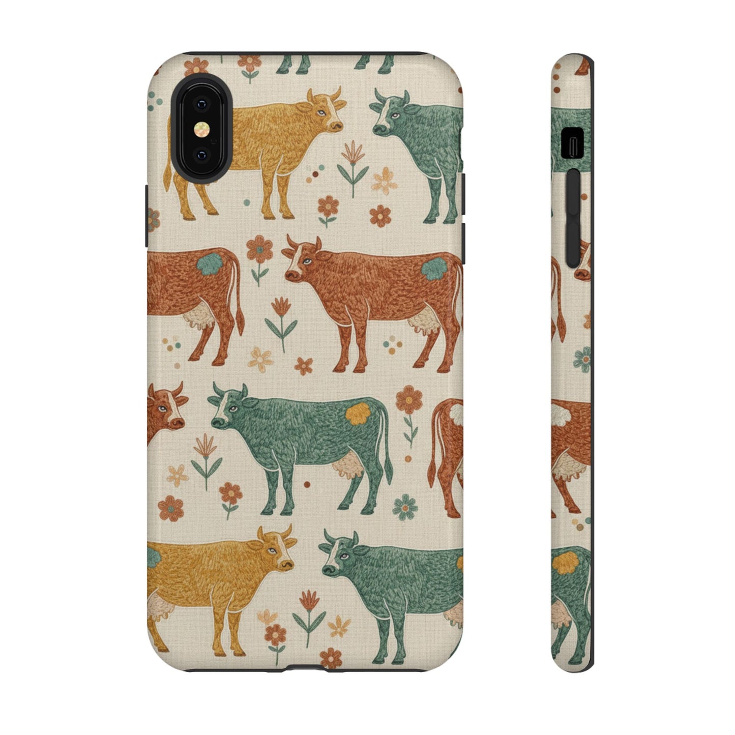 Folksy Cow Phone Case