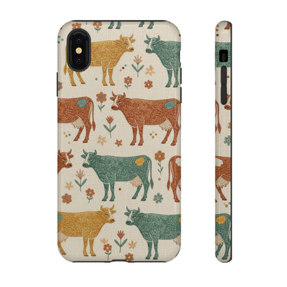 Folksy Cow Phone Case