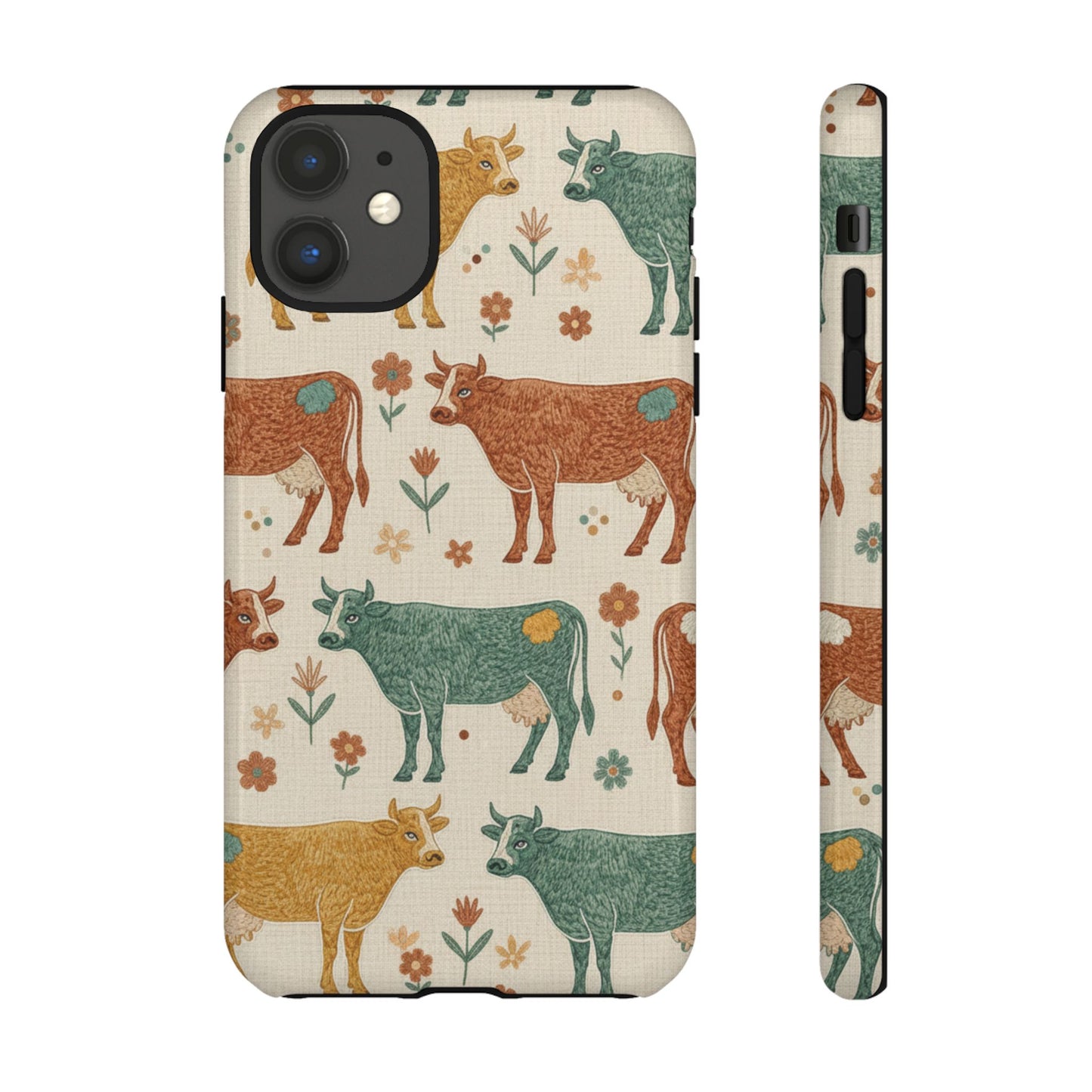 Folksy Cow Phone Case