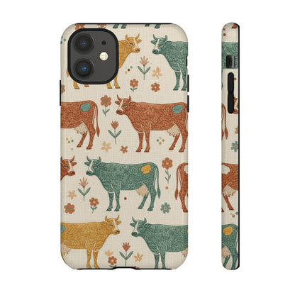 Folksy Cow Phone Case