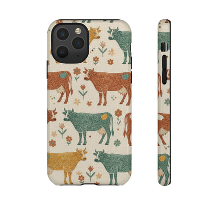 Folksy Cow Phone Case