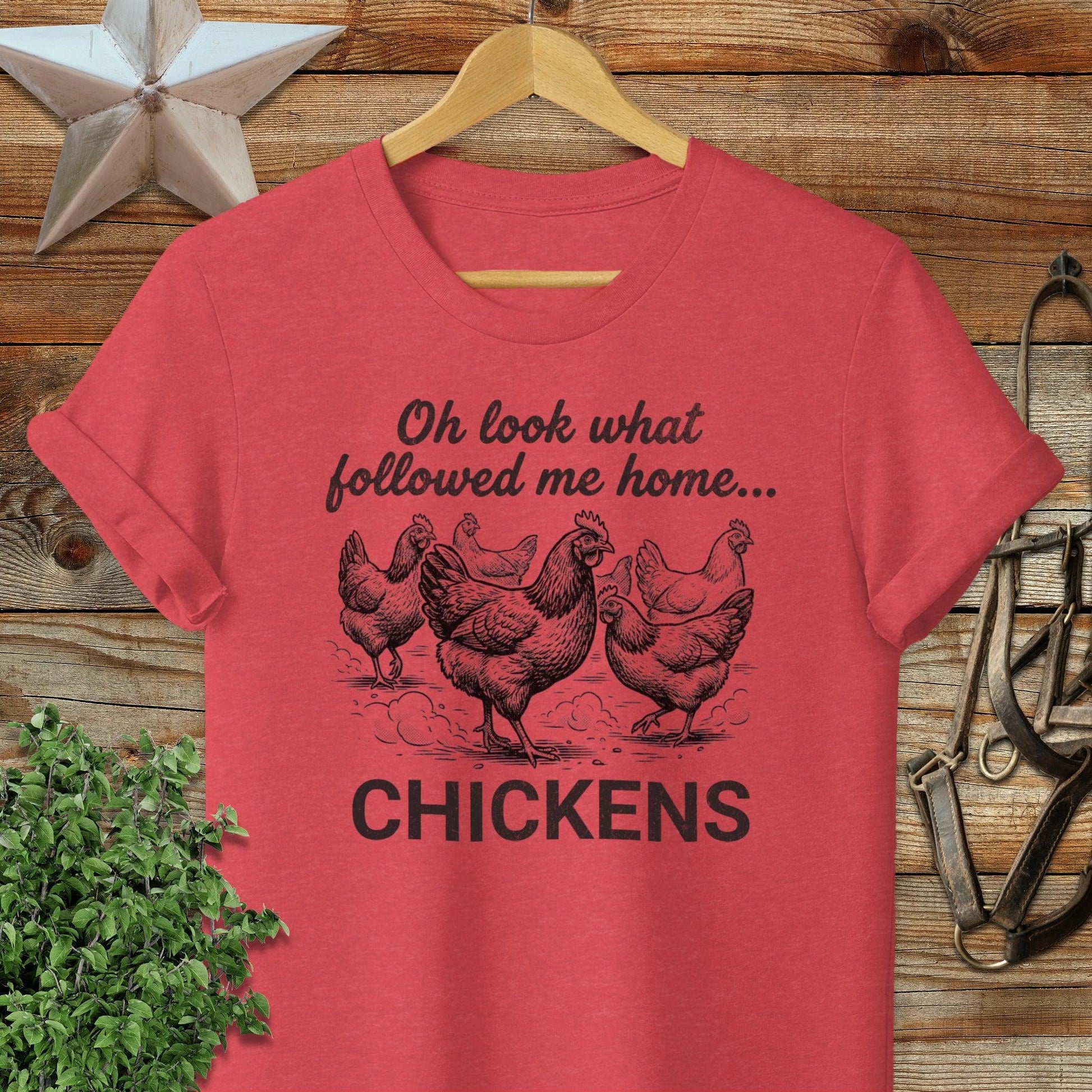 Followed Me Home Chickens Softstyle Tee