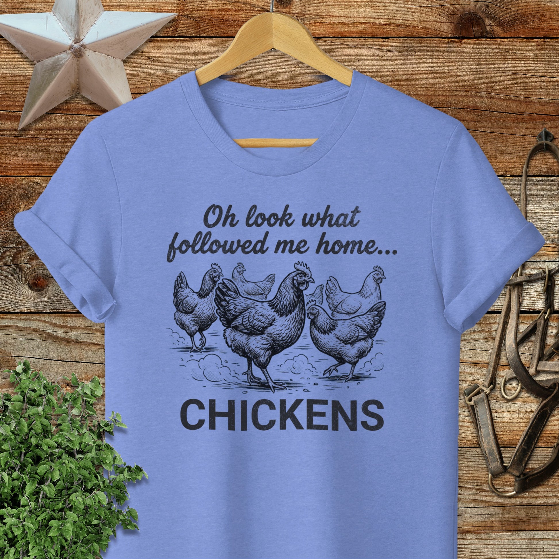 Followed Me Home Chickens Softstyle Tee