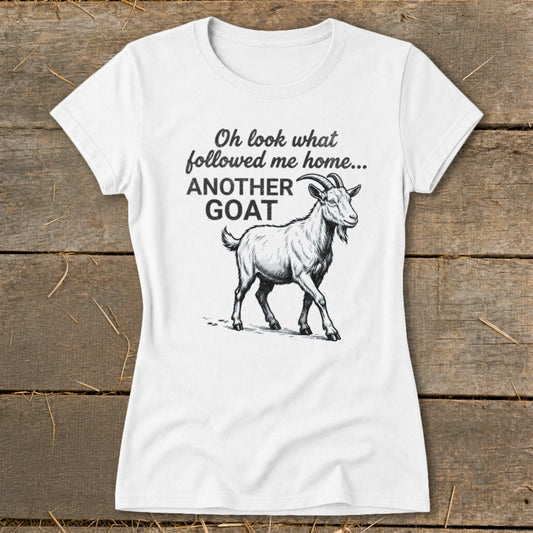 Followed Me Home Goat Ladies Tee
