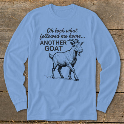 Followed Me Home Goat Long Sleeve Tee