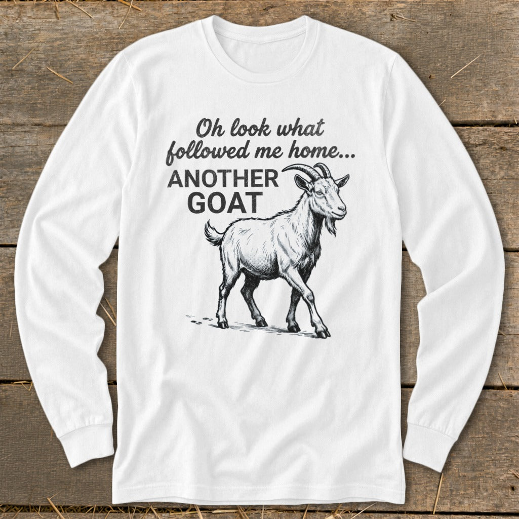 Followed Me Home Goat Long Sleeve Tee