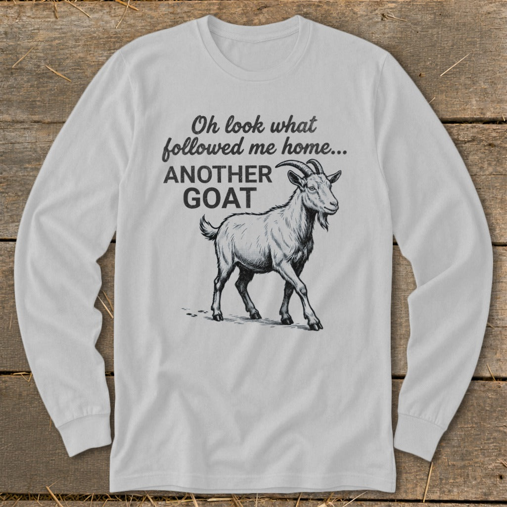 Followed Me Home Goat Long Sleeve Tee