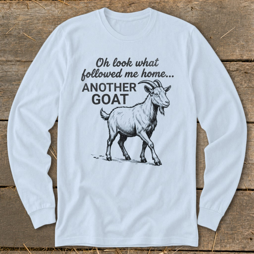 Followed Me Home Goat Long Sleeve Tee