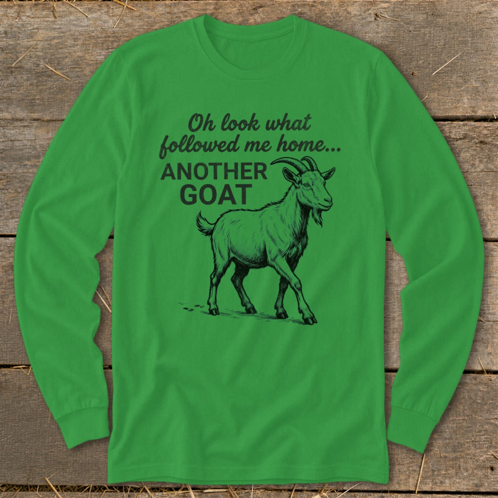 Followed Me Home Goat Long Sleeve Tee