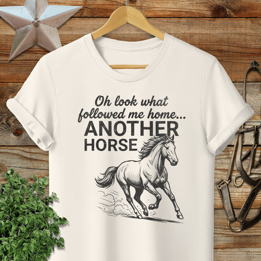 Followed Me Home Horse Softstyle Tee