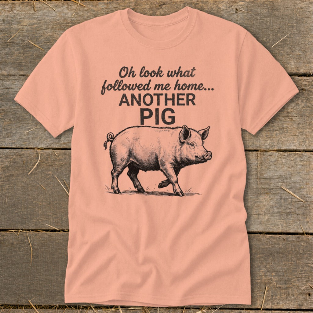 Followed Me Home Pig Classic Tee