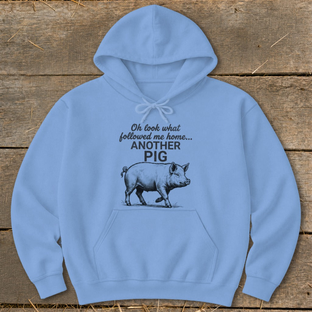 Followed Me Home Pig Hoodie