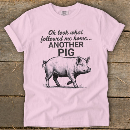 Followed Me Home Pig Signature Tee