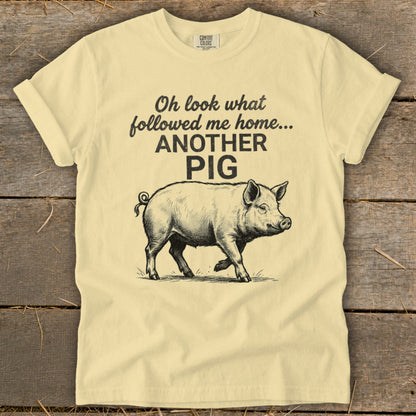 Followed Me Home Pig Signature Tee