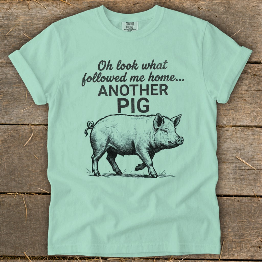 Followed Me Home Pig Signature Tee