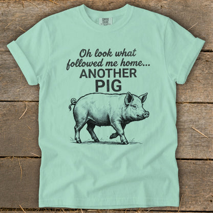 Followed Me Home Pig Signature Tee