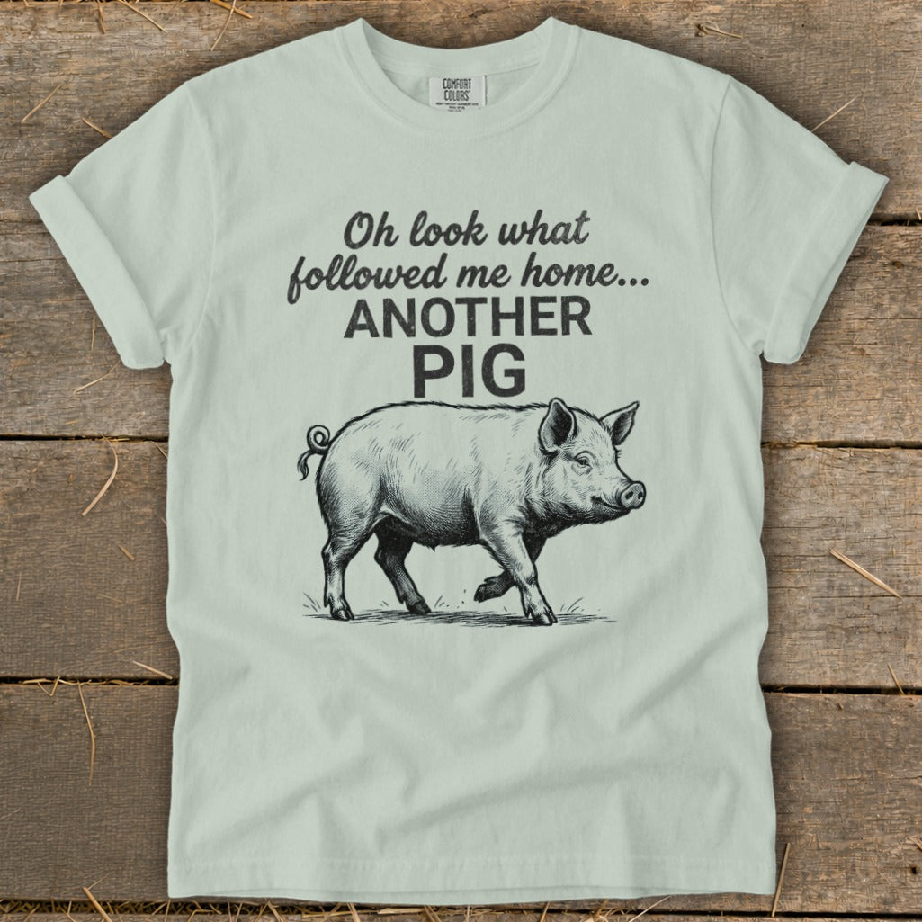 Followed Me Home Pig Signature Tee