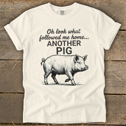 Followed Me Home Pig Signature Tee