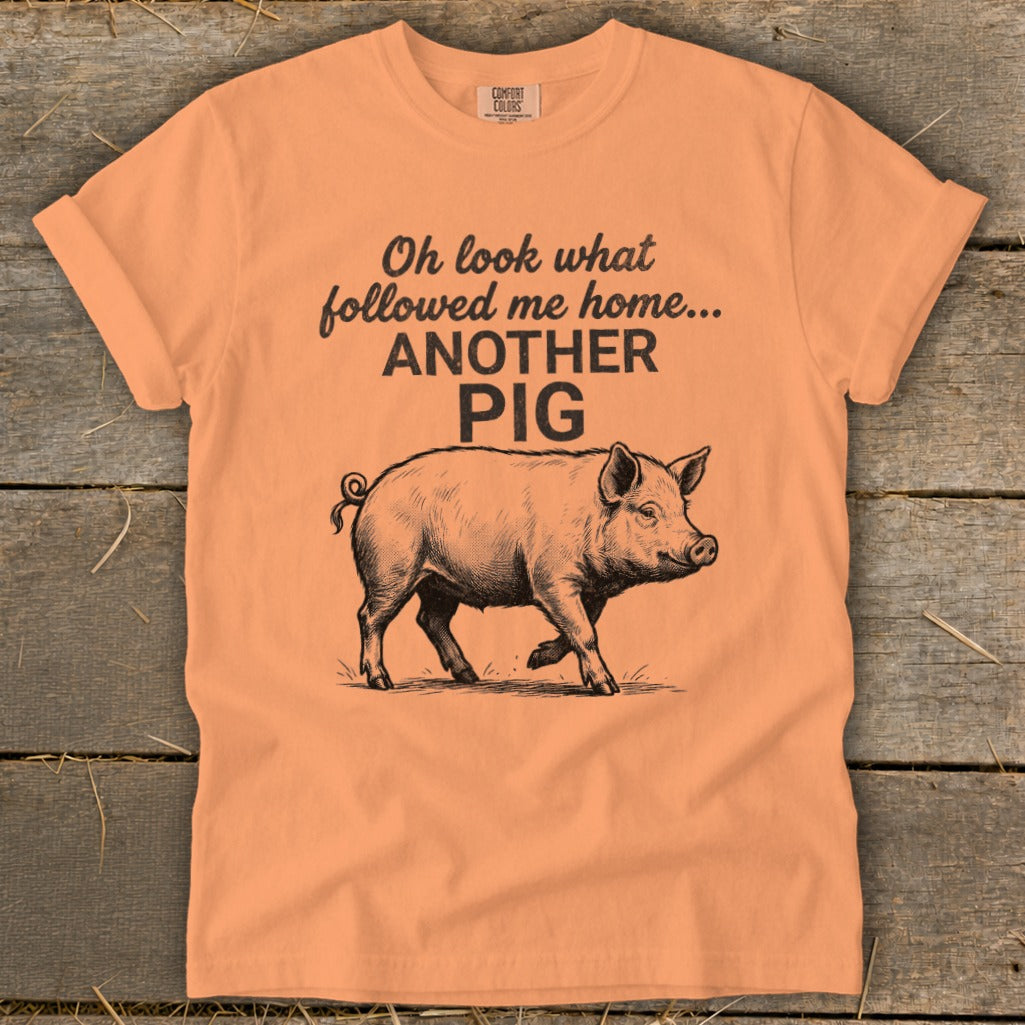 Followed Me Home Pig Signature Tee