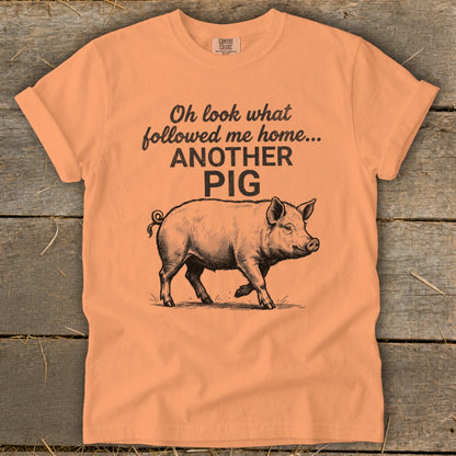 Followed Me Home Pig Signature Tee