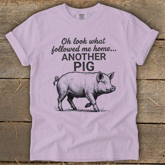 Followed Me Home Pig Signature Tee