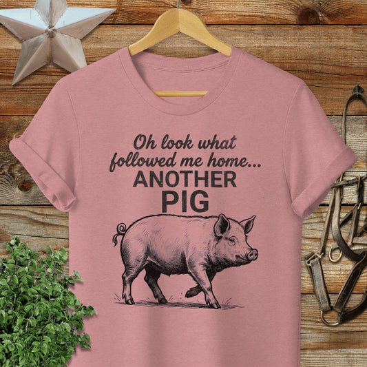 Followed Me Home Pig Softstyle Tee