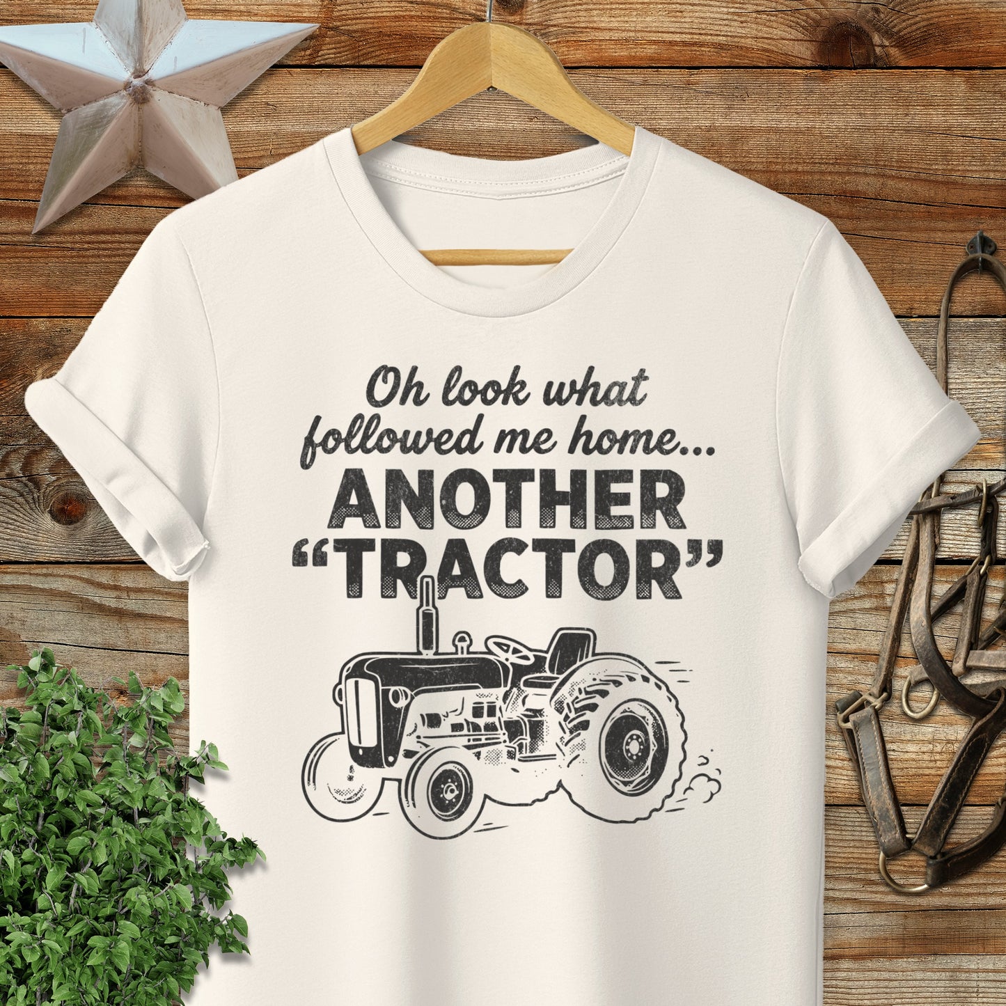 Followed Me Home Tractor Softstyle Tee