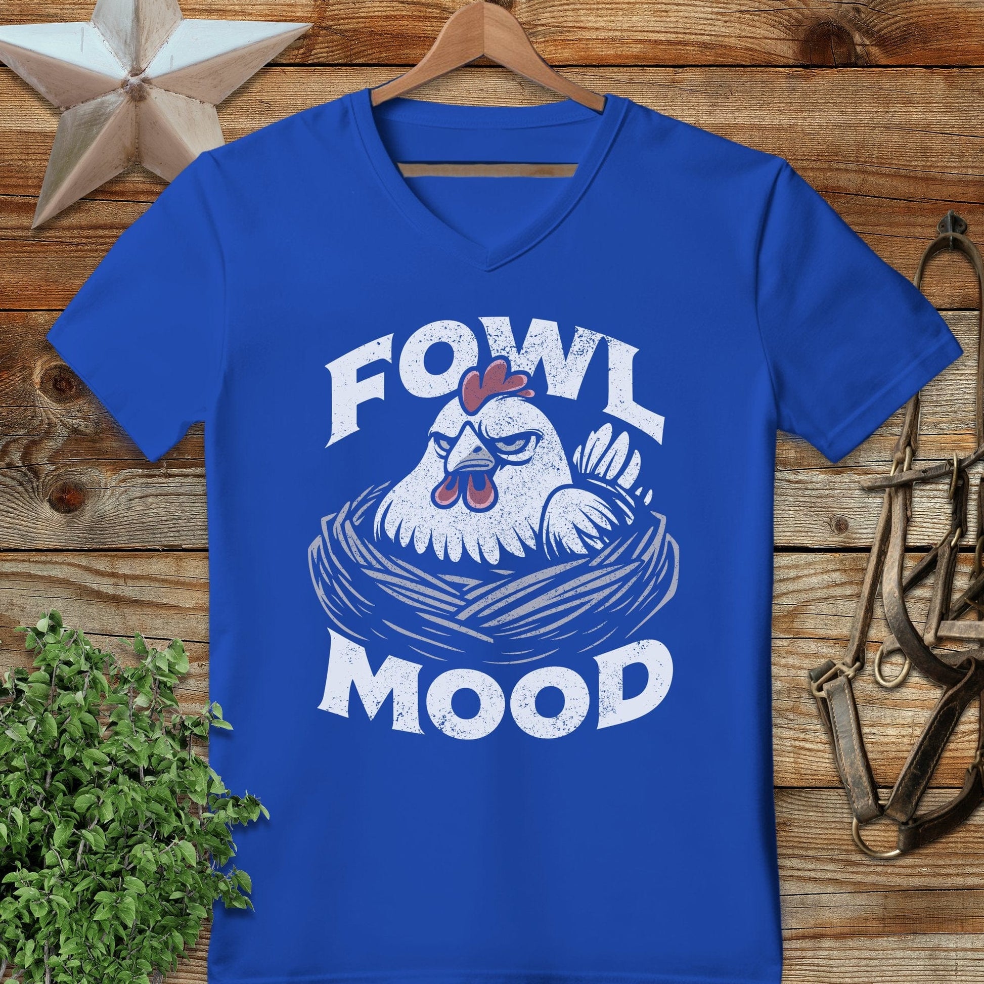Fowl Mood V-neck