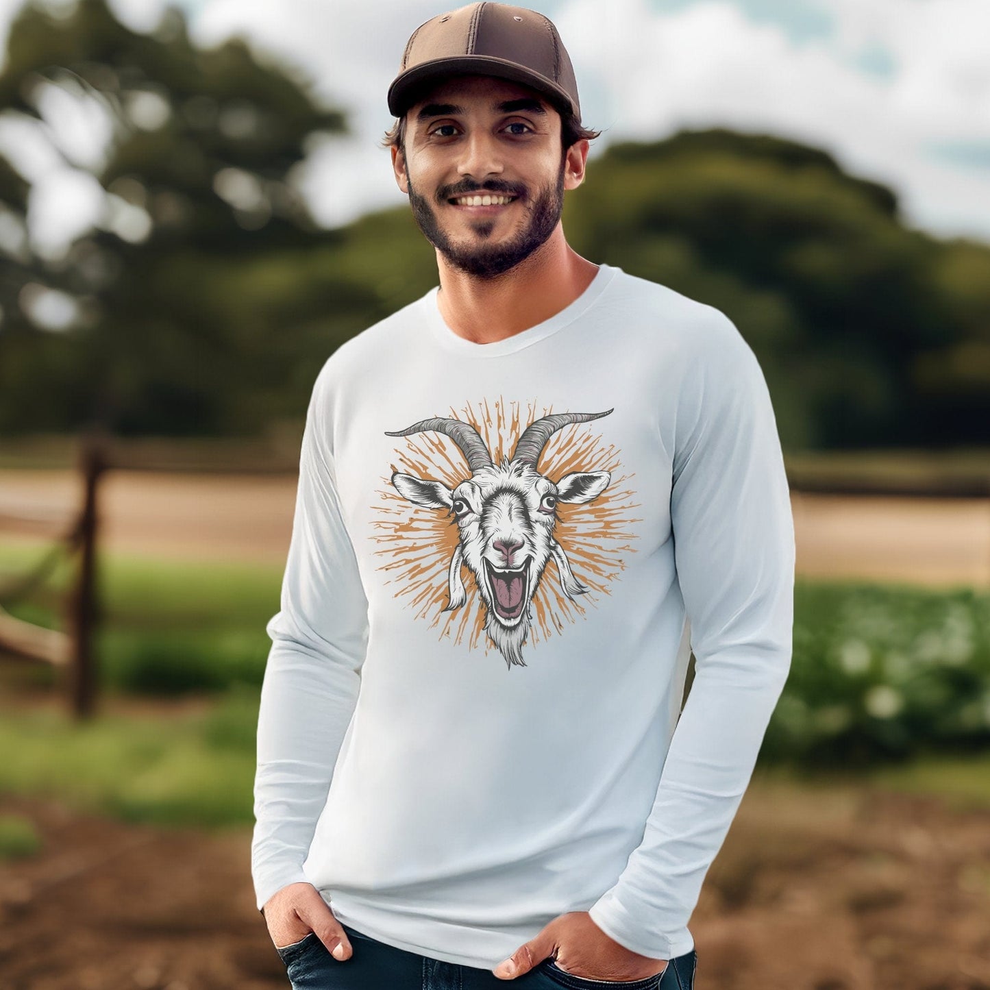 Frantic Goat Long Sleeve Tee