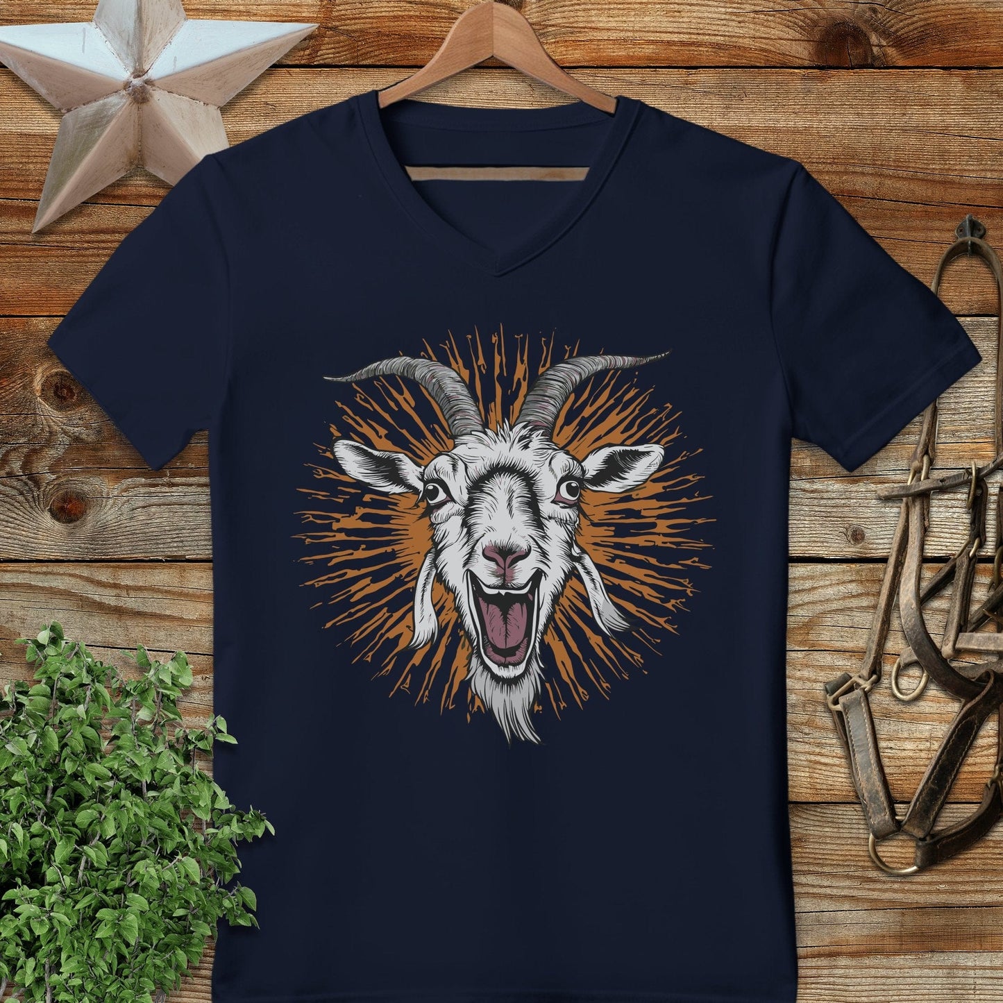 Frantic Goat V-neck
