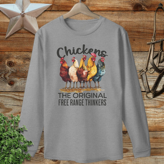 Free-Range Thinkers Long Sleeve Tee