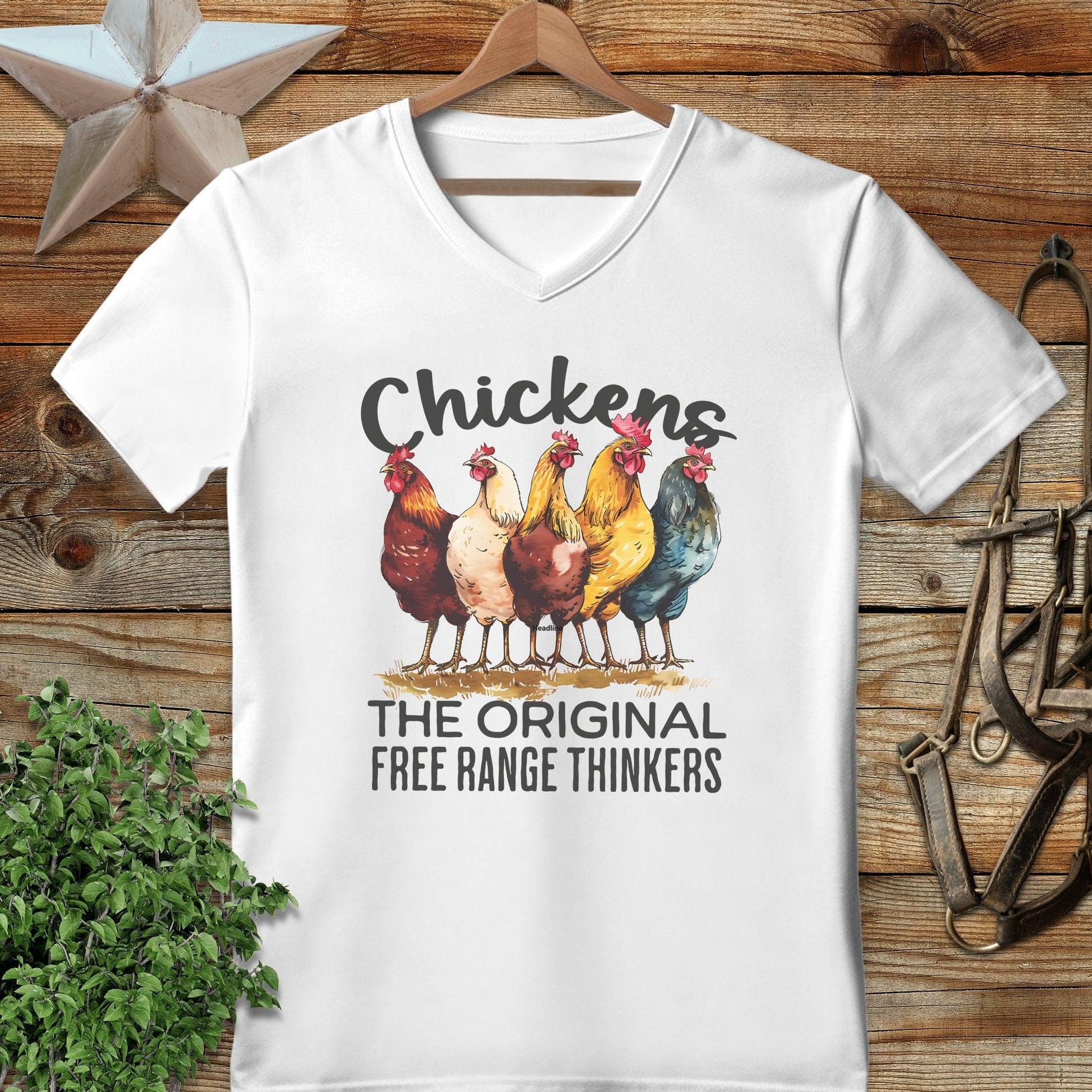 Free-Range Thinkers V-neck